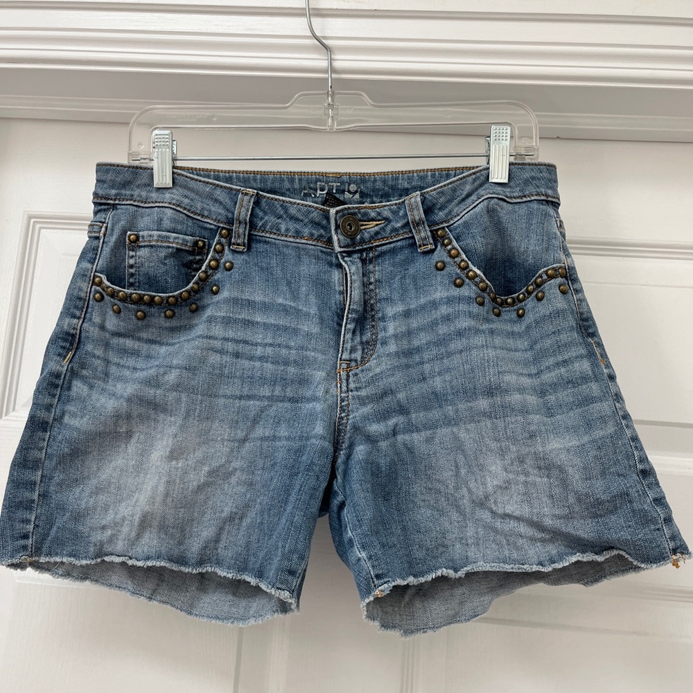Apt. 9 Blue Jean Shorts Classic Style